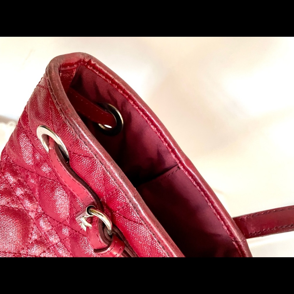 Authentic Christian Dior PANAREA red handbag - Picture 11 of 16